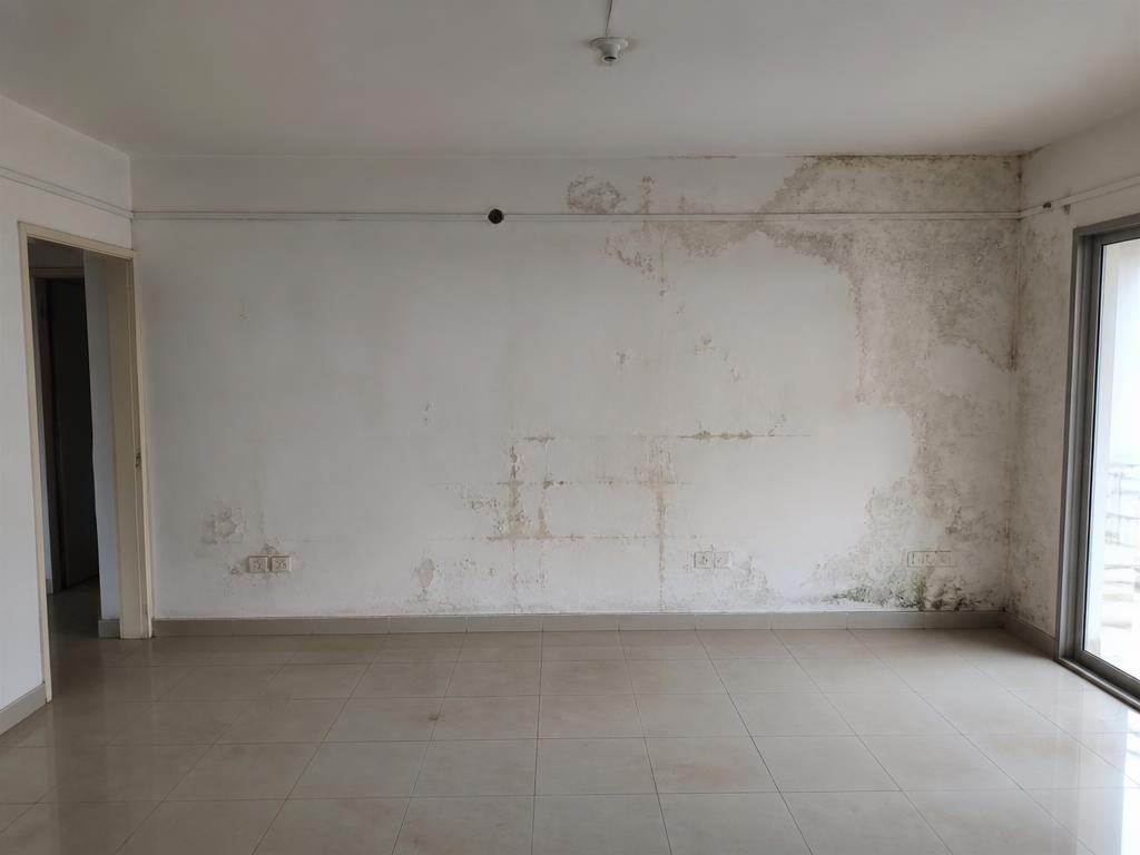 Parede desgastada antes da pintura